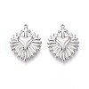 304 Stainless Steel Pendants STAS-N109-207P-1