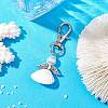 Angel Spiral Shell Pendant Decooration HJEW-JM01964-01-2