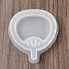 Fan Pendant DIY Silhouette Silicone Molds DIY-Z040-01A-4