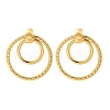 201 Stainless Steel Earrings EJEW-Q026-02G-B-2