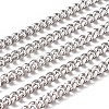Non-Tarnish Handmade 304 Stainless Steel Cuban Link Chains STAS-F229-07B-P-1