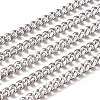 Handmade 304 Stainless Steel Cuban Link Chains STAS-F229-07B-P-1