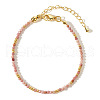 Bohemian Style Natural Rhodonite Beaded Bracelets Women's Fashion Accessory WQ4468-1-1