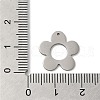Non-Tarnish 201 Stainless Steel Pendants STAS-E206-05P-03-3