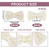  4Pcs Cloth Bowknots Shoe Decorations FIND-NB0003-24-2