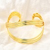 Brass Cuff Bangles for Women BJEW-F498-08G-4