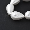 Electroplated Shell Pearl Beads Strands BSHE-F013-13-02-3