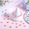 SUNNYCLUE 40Pcs Handmade Gold Sand Lampwork Beads Strands LAMP-SC0001-35A-4