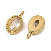 304 Stainless Steel Micro Pave Cubic Zirconia Charms STAS-K302-01E-G-2