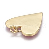 Brass Enamel Pendants X-KK-M205-13G-07-2
