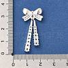 Rack Plating Brass Micro Pave Cubic Zirconia Pandants KK-S399-06B-3