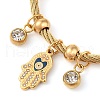 Adjustable 304 Stainless Steel Charm Bangles BJEW-F326-03G-2