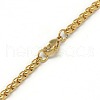 Trendy Men's 201 Stainless Steel Box Chain Necklaces NJEW-L043A-46G-3