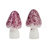Mushroom Series Resin Display Decorations DJEW-S002-01C-1