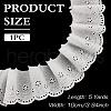 MAYJOYDIY US 5 Yards Cotton Embroidery Flower Lace Ribbon OCOR-MA0001-27A-2
