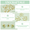 Unicraftale 60Pcs 3 Styles Brass Eye Pin Peg Bails KK-UN0002-49-5