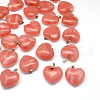 Heart Natural & Synthetic Mixed Stone Pendants G-Q355-M-2