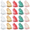 40Pcs Christmas Theme Transparent Glass Beads GLAA-FS0001-87B-2