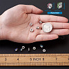 Brass Rhinestone Spacer Beads RB-TA0001-08S-6