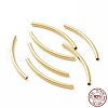 925 Sterling Silver Tube Beads STER-D035-12G-08-4