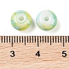 Opaque Spray Painted Glass Beads X1-GLAA-G118-01B-3