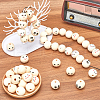 Gorgecraft Wood European Beads WOOD-GF0002-24B-4