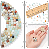  3 Strands Natural Flower Amazonite Beads Strands G-NB0004-43-4