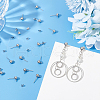Unicraftale 304 Stainless Steel Stud Earring Findings STAS-UN0060-01B-2