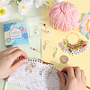 30Pcs 10 Style Acrylic Number Bead Pendant Stitch Markers HJEW-SC00052-3