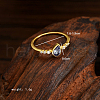925 Sterling Silver Micro Pave Cubic Zirconia Finger Rings for Women PV7544-4-2