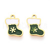 304 Stainless Steel Enamel Charms STAS-T065-60G-01-1