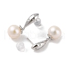 Anti-Tarnish Sterling Silver Stud Earrings EJEW-C087-12B-P-2