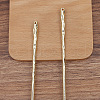 Alloy Hair Stick Findings PW-WG70408-04-1