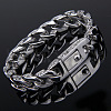 Alloy Curb Chain Bracelet for Men WG16336-01-1-1