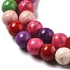 Synthetic Turquoise Beads Strands G-B140-A01-6mm-3