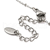 Non-Tarnish 304 Stainless Steel Necklace NJEW-B076-01P-3