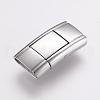 Tarnish Resistant 304 Stainless Steel Bayonet Clasps STAS-F122-35P-1