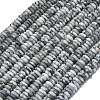 Frosted Natural Larvikite Beads Strands G-K389-C38-01-2
