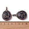 Dyed Natural Lapis Lazuli Pendants G-A241-02R-16-3