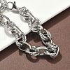304 Stainless Steel Rolo Chain Bracelets for Women BJEW-S176-01P-B-2