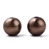 Spray Painted ABS Plastic Imitation Pearl Beads OACR-T015-05B-04-2
