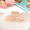 Flower Pattern Acrylic Claw Hair Clips PW-WGA6641-03-1