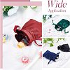  12Pcs 6 Colors Velvet Bags Drawstring Jewelry Pouches TP-NB0001-24-4