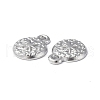 Non-Tarnish 304 Stainless Steel Charms STAS-C066-33P-3