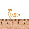 304 Stainless Steel Stud Earring Findings STAS-D371-05G-3