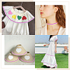 Gorgecraft Two Tone Polyester Wavy Fringe Trim Ribbon OCOR-GF0003-97B-5
