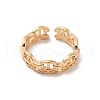 Brass Micro Pave Open Cuff Rings RJEW-R146-12A-G-3