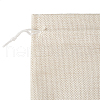 Burlap Packing Pouches Drawstring Bags ABAG-TA0001-14-7