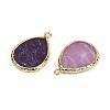 Natural Lepidolite Pendants G-K347-08G-02-2