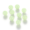 Luminous Acrylic Round Beads X-LACR-R002-6mm-01-1